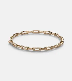 Stax Chain Link 18kt gold bracelet with diamonds Stax Chain Link 18kt gold bracelet with diamonds