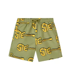 Stella Guitars printed swim trunks