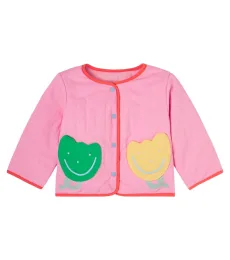 Stella McCartney Kids Baby embroidered quilted jacket Stella McCartney Kids Baby embroidered quilted jacket