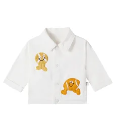 Stella McCartney Kids Patch-applique denim shirt