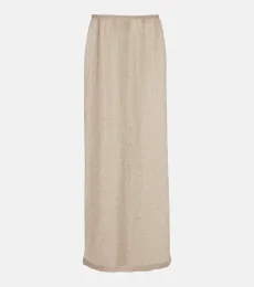Stella sequined linen-blend maxi skirt Stella sequined linen-blend maxi skirt