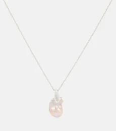 Sterling silver necklace with freshwater pearl Sterling silver necklace with freshwater pearl