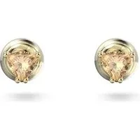 Stilla Gold + Orange Stud Earrings Stilla Gold + Orange Stud Earrings