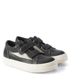 Straps Vintage leather low-top sneakers Straps Vintage leather low-top sneakers