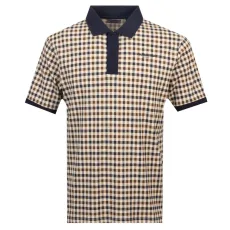 Strech Piquet Check Polo Strech Piquet Check Polo