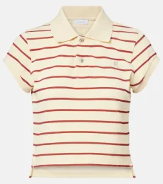 Striped cotton piquà Polo Shirt Striped cotton piquà Polo Shirt