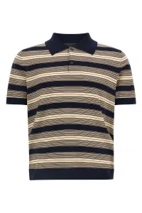 Striped Cotton Polo Shirt
