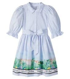 Striped cotton shirt dress Striped cotton shirt dress