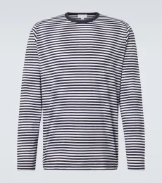 Striped cotton T-shirr Striped cotton T-shirr