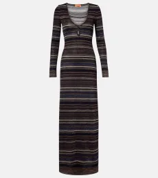 Striped maxi dress