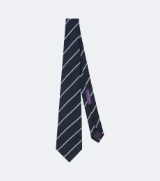 Striped silk tie