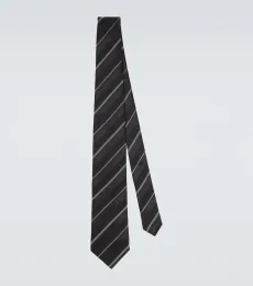 Striped silk tie Striped silk tie