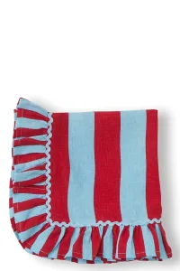 Striped Tablecloth Ruffle - U