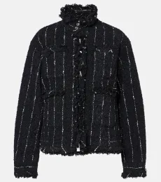 Striped tweed jacket Striped tweed jacket