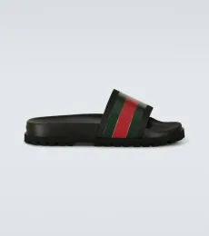 Striped Web slide sandals Striped Web slide sandals