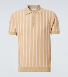 Striped wool Polo Shirt Striped wool Polo Shirt
