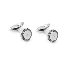 Strong Diamond Octagon Cufflinks Strong Diamond Octagon Cufflinks
