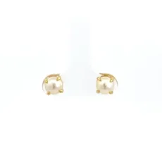 Studs Pearl Silver Earrings