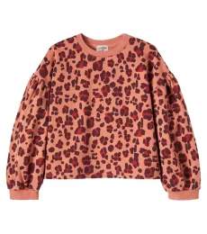 Sudadera de algodón Elia estampada Sudadera de algodón Elia estampada