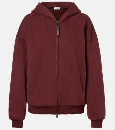 Sudadera de jersey de algodón con cuentas Monili Sudadera de jersey de algodón con cuentas Monili