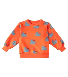 Sudadera de mezcla de algodón estampada Sudadera de mezcla de algodón estampada