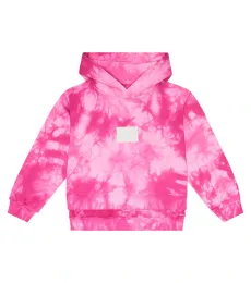 Sudadera en mezcla de algodón tie-dye Sudadera en mezcla de algodón tie-dye
