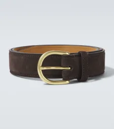 Suede belt