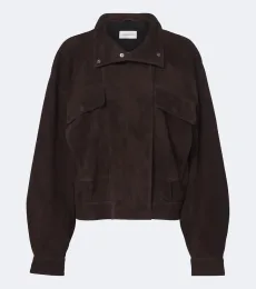 Suede blouson jacket Suede blouson jacket