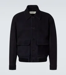 Suede blouson jacket Suede blouson jacket