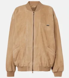 Suede blouson jacket Suede blouson jacket