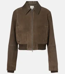 Suede blouson jacket Suede blouson jacket