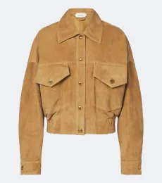 Suede blouson jacket Suede blouson jacket