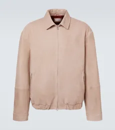 Suede blouson jacket Suede blouson jacket