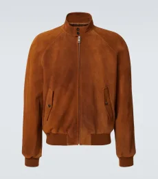 Suede bomber jacket Suede bomber jacket