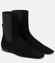 Suede chelsea boots