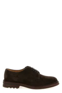 Suede derby - Brown