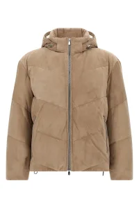 Suede Down Jacket Suede Down Jacket