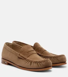 Suede penny lofaers Suede penny lofaers