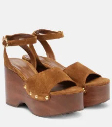 Suede platform sandals Suede platform sandals