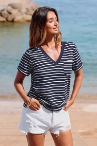 Summer Reading Striped Tee - XS Summer Reading Striped Tee - XS