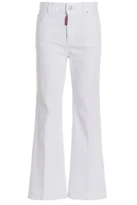 Super Flared Cropped Jeans Size IT