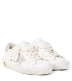 Super-Star glitter leather sneakers Super-Star glitter leather sneakers