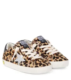 Super Star leopard-print calf hair sneakers Super Star leopard-print calf hair sneakers