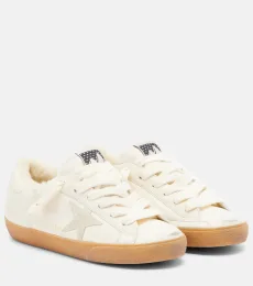Super-Star shearling-lined leather sneakers Super-Star shearling-lined leather sneakers