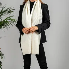 Superluxe Vanilla Cream Italian Cashmere Scarf Superluxe Vanilla Cream Italian Cashmere Scarf