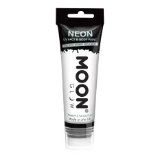 Supersize Neon UV Face Body Paint with Sponge Applicator, White Supersize Neon UV Face Body Paint with Sponge Applicator, White