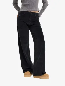 Surf Crush - Women Black Corduroy Trousers Surf Crush - Women Black Corduroy Trousers