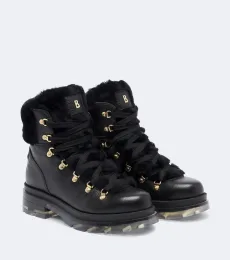 Swansea 9 B leather snow boots