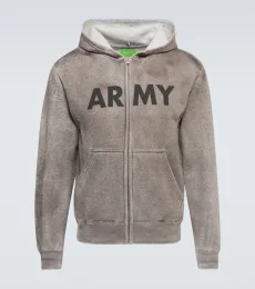Sweat-shirt à capuche Army en coton Sweat-shirt à capuche Army en coton