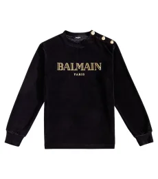 Sweat-shirt à logo en coton mélangé Sweat-shirt à logo en coton mélangé